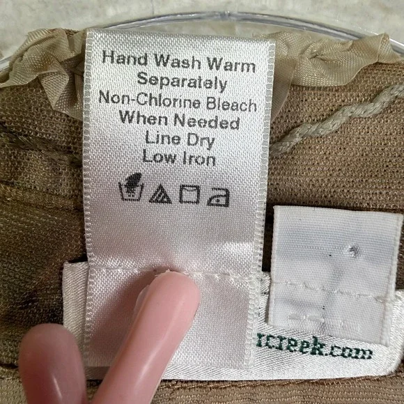 Coldwater Creek Shirt Womens 2X Brown Ombre Sheer Textured Button Front Blouse - Picture 11 of 11